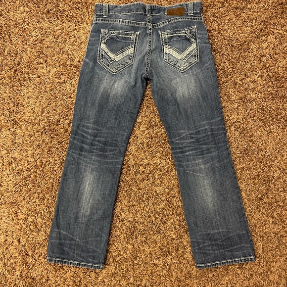 Men’s Buckle Black Jeans - Picture 2 of 2